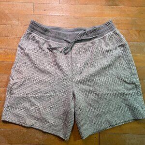 Lululemon Men's Textured Double-Knit Cotton Short~Size L~perfect
